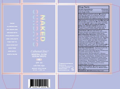 1 - CABANA GLOW mineral glow serum drops 40mL Pearl 